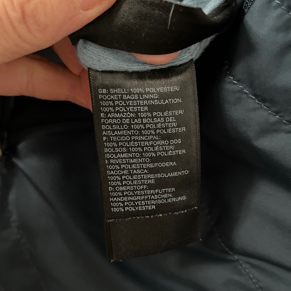 North Face Steel Blue Reversible Jacket - Picture 7 of 7